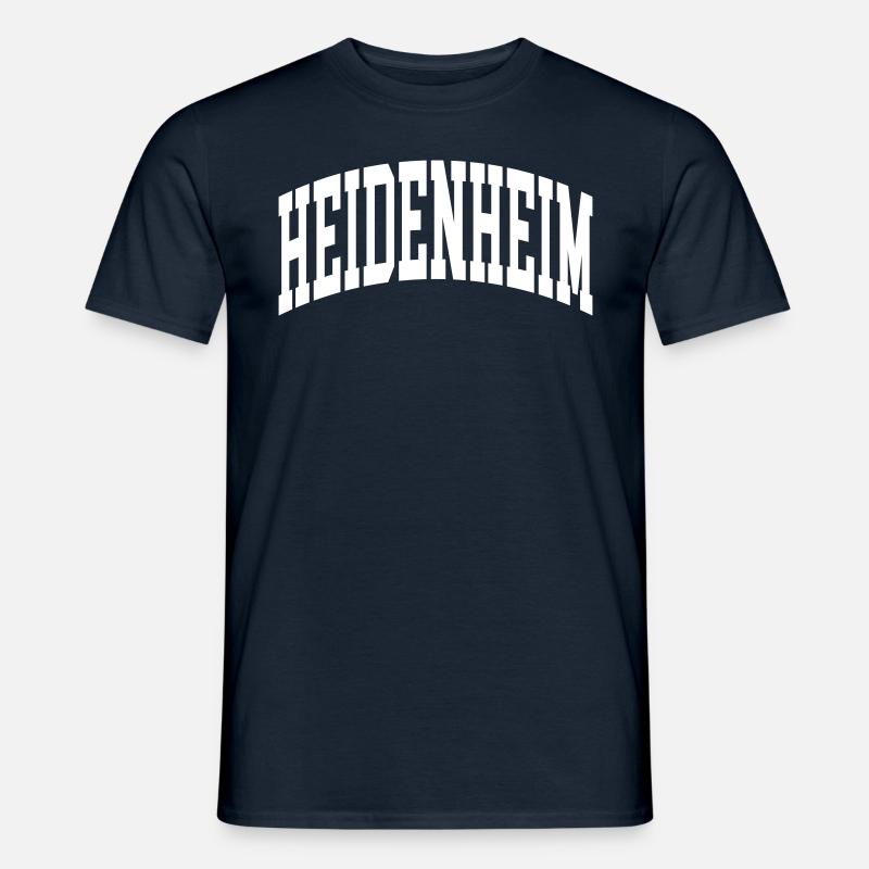 Heidenheim - Männer T-Shirt - Navy