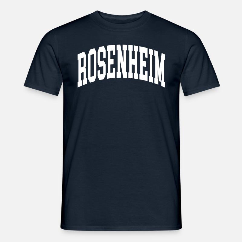 Rosenheim - Männer T-Shirt - Navy