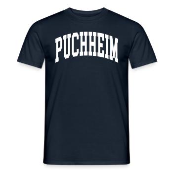 Puchheim - Men's T-Shirt - navy - Front - AI Model Male 178 light (178cm)