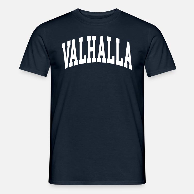Valhalla - Männer T-Shirt - Navy