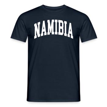 Namibia - Men's T-Shirt - navy - Front - AI Model Male 178 light (178cm)