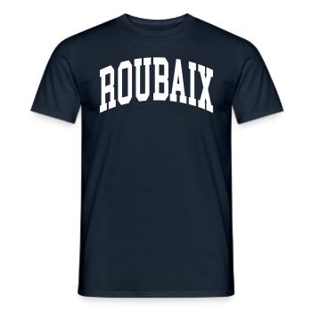 Roubaix - Men's T-Shirt - navy - Front - AI Model Male 178 light (178cm)