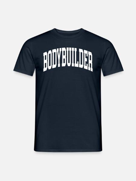 Bodybuilder - Männer T-Shirt - Navy