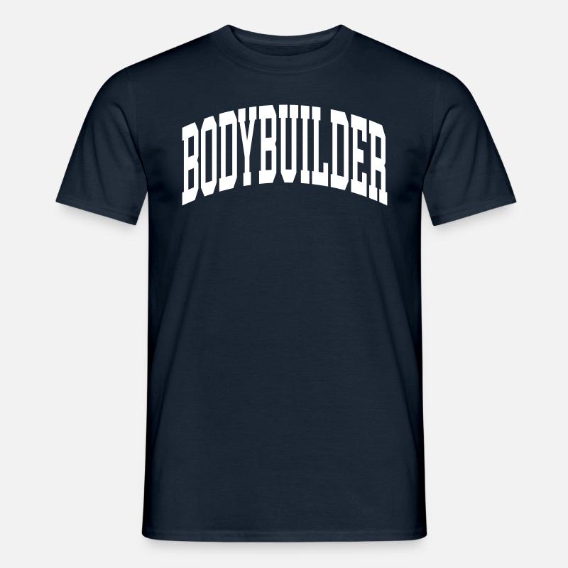 Bodybuilder - Männer T-Shirt - Navy