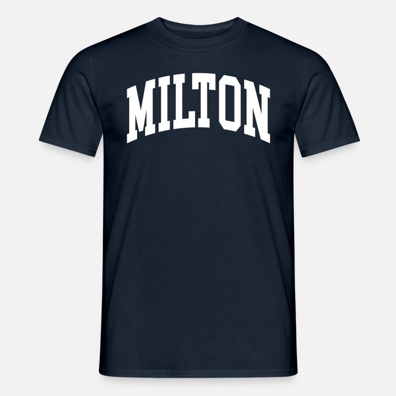 Milton - Männer T-Shirt - Navy