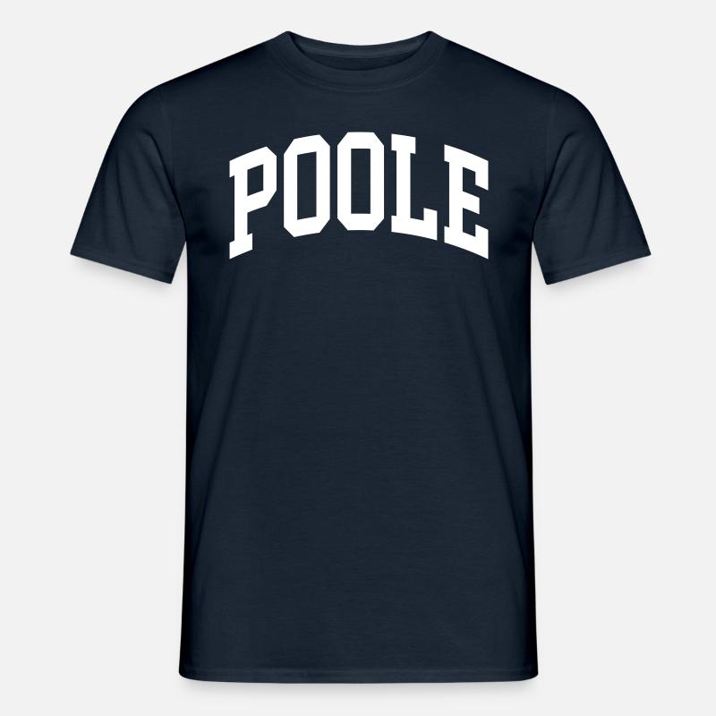 Poole - Männer T-Shirt - Navy