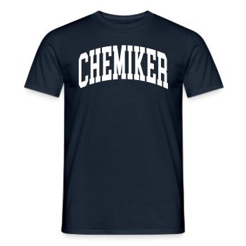 Chemist - Men's T-Shirt - navy - Front - AI Model Male 178 light (178cm)