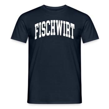 Fischwirt - Männer T-Shirt - Navy - Vorne - AI Model Male 178 light (178cm)
