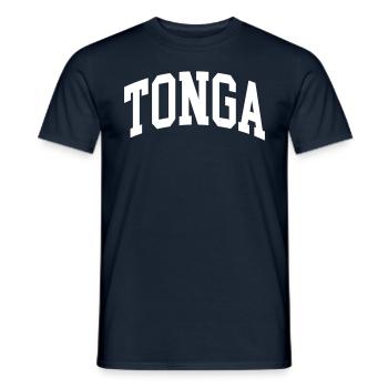 Tonga - Männer T-Shirt - Navy - Vorne - AI Model Male 178 light (178cm)