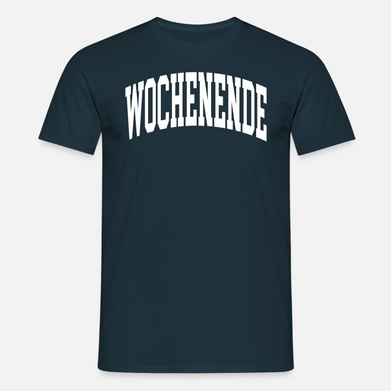 Wochenende - Männer T-Shirt - Navy
