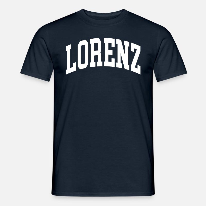 Lorenz - Männer T-Shirt - Navy