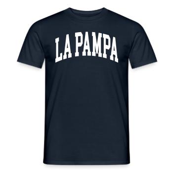 La Pampa - Men's T-Shirt - navy - Front - AI Model Male 178 light (178cm)