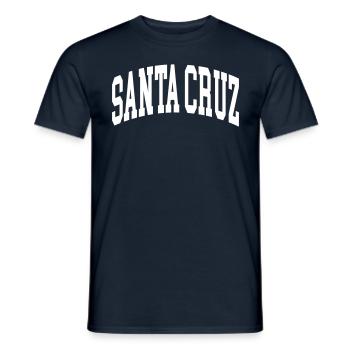 Santa Cruz - Men's T-Shirt - navy - Front - AI Model Male 178 light (178cm)