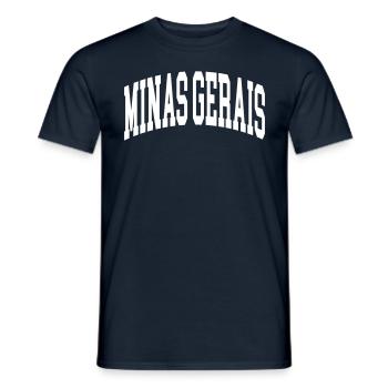 Minas Gerais - T-shirt homme - marine - Devant - AI Model Male 178 light (178cm)
