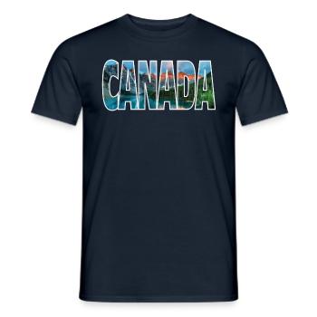 Canada - T-shirt homme - marine - Devant - AI Model Male 178 light (178cm)