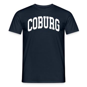 Coburg - Men's T-Shirt - navy - Front - AI Model Male 178 light (178cm)
