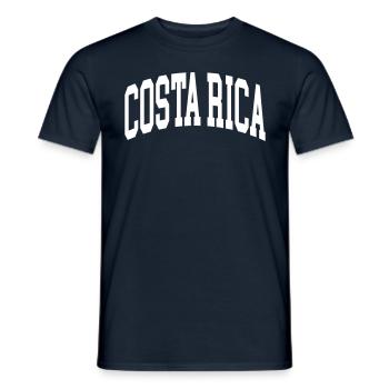 Costa Rica - Männer T-Shirt - Navy - Vorne - AI Model Male 178 light (178cm)