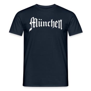 Munich - T-shirt homme - marine - Devant - AI Model Male 178 light (178cm)
