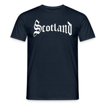 Écosse - T-shirt homme - marine - Devant - AI Model Male 178 light (178cm)
