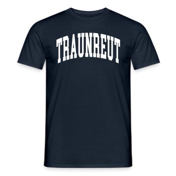 Traunreut - Men's T-Shirt - navy - Front - AI Model Male 178 light (178cm)