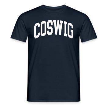 Coswig - Men's T-Shirt - navy - Front - AI Model Male 178 light (178cm)