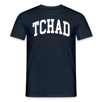 Chad - Men's T-Shirt - navy - Front - AI Model Male 178 light (178cm)