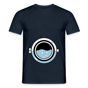 Machine à laver - T-shirt homme - marine - Devant - AI Model Male 178 light (178cm)