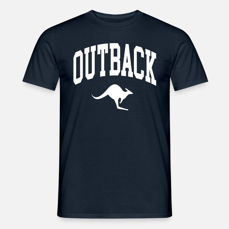 Outback - Männer T-Shirt - Navy