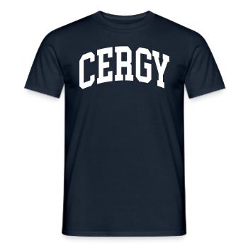 Cergy - T-shirt homme - marine - Devant - AI Model Male 178 light (178cm)