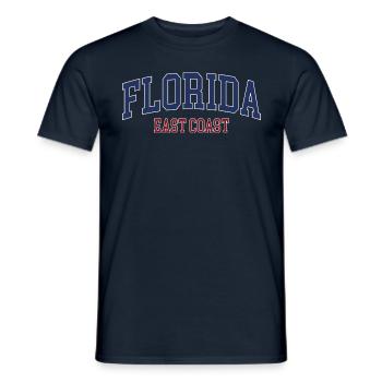 Florida - Männer T-Shirt - Navy - Vorne - AI Model Male 178 light (178cm)