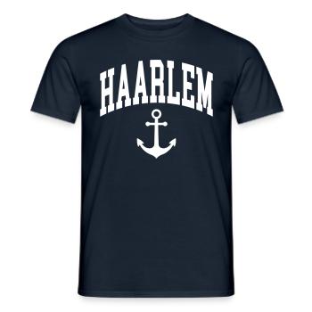 Haarlem - T-shirt homme - marine - Devant - AI Model Male 178 light (178cm)