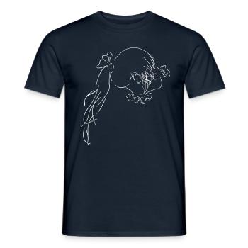 Elfe des bois - T-shirt homme - marine - Devant - AI Model Male 178 light (178cm)