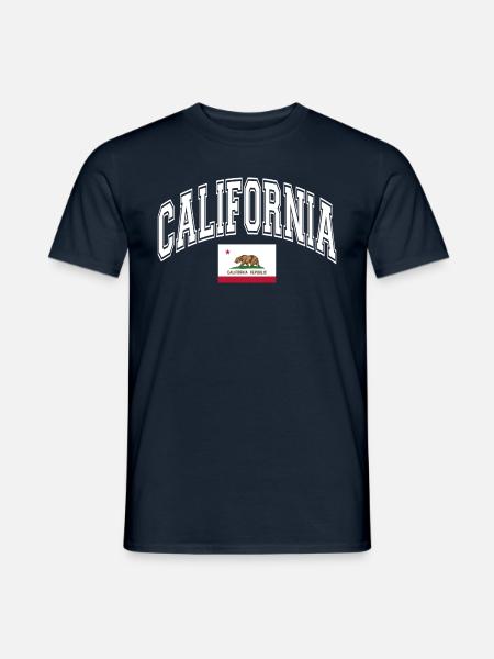 California - Men's T-Shirt - navy