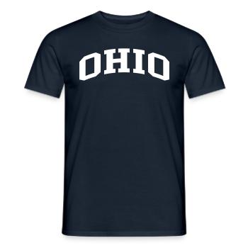 Ohio - Männer T-Shirt - Navy - Vorne - AI Model Male 178 light (178cm)