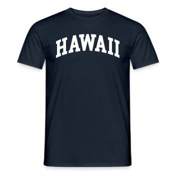 Hawaii - Men's T-Shirt - navy - Front - AI Model Male 178 light (178cm)