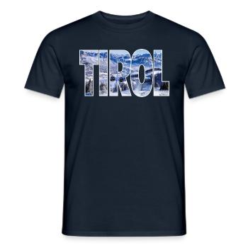 Tirol - Männer T-Shirt - Navy - Vorne - AI Model Male 178 light (178cm)