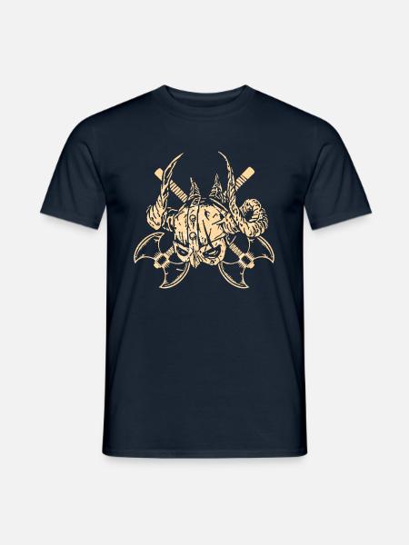 Wikinger Mittelalter - Männer T-Shirt - Navy