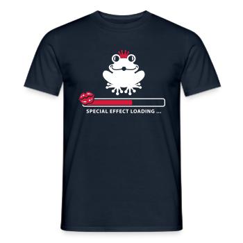 Special Effect Frog - Men's T-Shirt - navy - Front - AI Model Male 178 light (178cm)