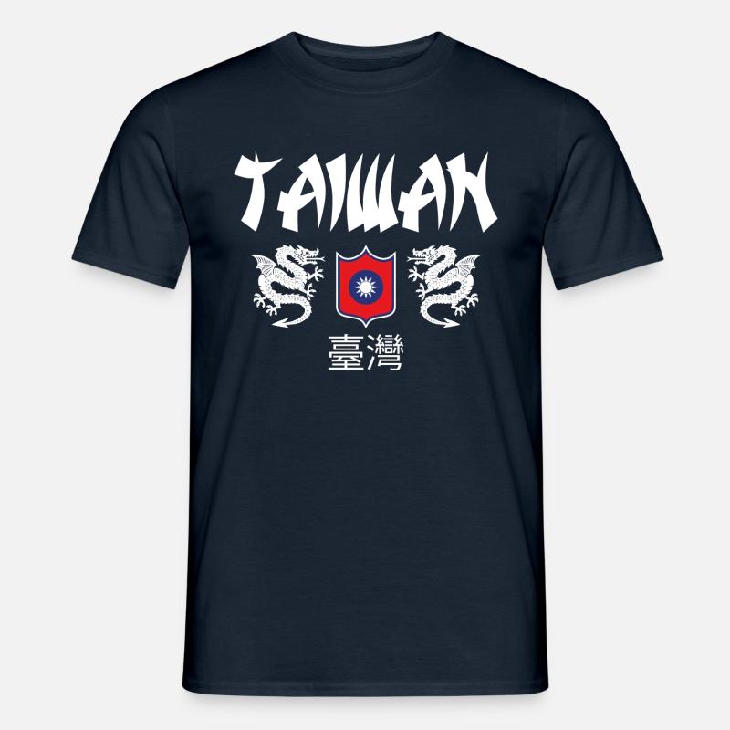Taiwan - Männer T-Shirt - Navy