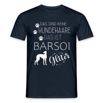 Barsoi Barzala Borsoi Windhunde Hunde - Männer T-Shirt - Navy - Vorne - AI Model Male 178 light (178cm)