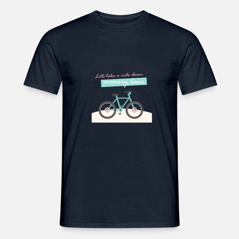 Memory lane - Männer T-Shirt - Navy