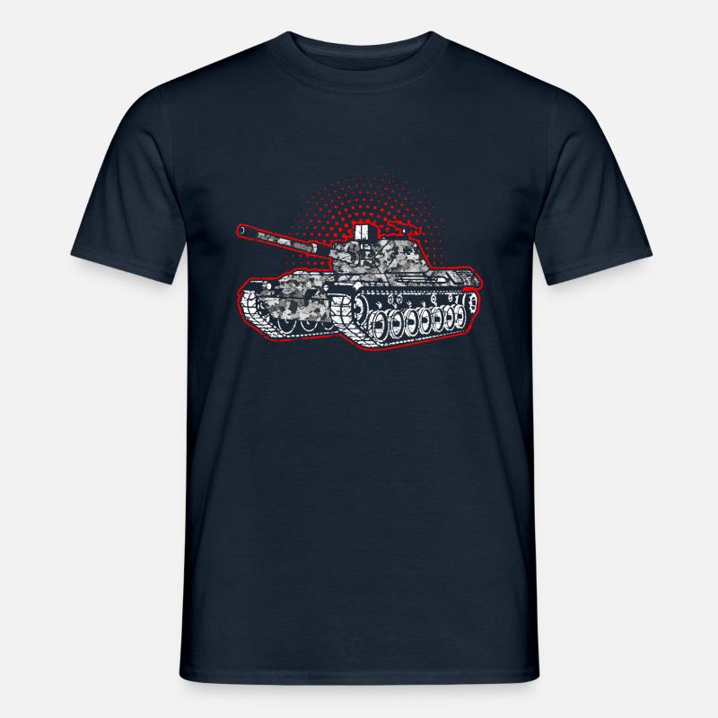 Panzer - Männer T-Shirt - Navy