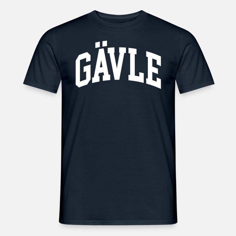 Gävle - Männer T-Shirt - Navy