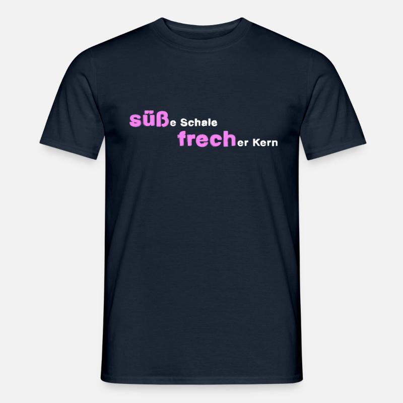 süß und frech frech süß - Männer T-Shirt - Navy