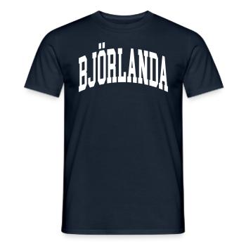Björlanda - Men's T-Shirt - navy - Front - AI Model Male 178 light (178cm)