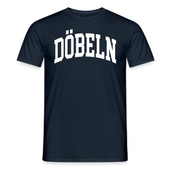 Döbeln - Men's T-Shirt - navy - Front - AI Model Male 178 light (178cm)