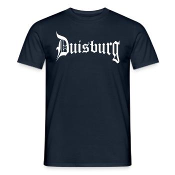 Duisbourg - T-shirt homme - marine - Devant - AI Model Male 178 light (178cm)