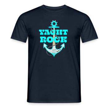 Yacht Rock - T-shirt homme - marine - Devant - AI Model Male 178 light (178cm)