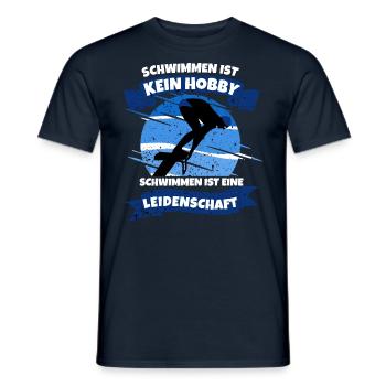 Schwimmer Schwimmen Hobby - Männer T-Shirt - Navy - Vorne - AI Model Male 178 light (178cm)