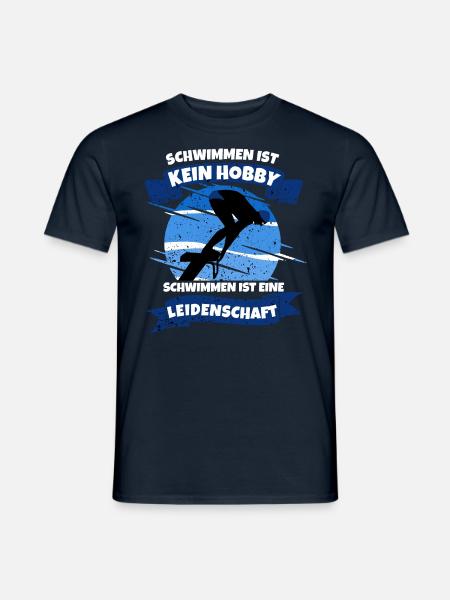 Schwimmer Schwimmen Hobby - Männer T-Shirt - Navy